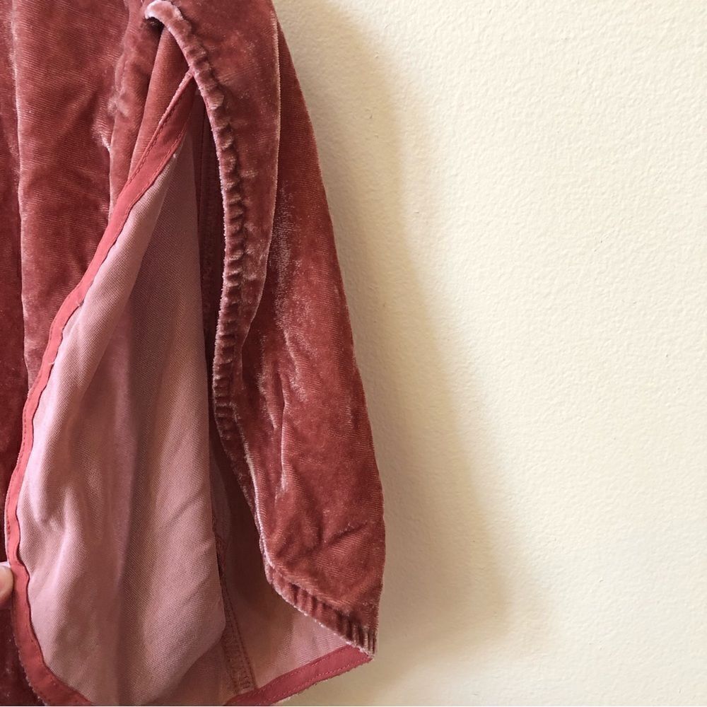 Madewell Velvet Tulip-Sleeve Ruffle Top - Picture 7 of 10